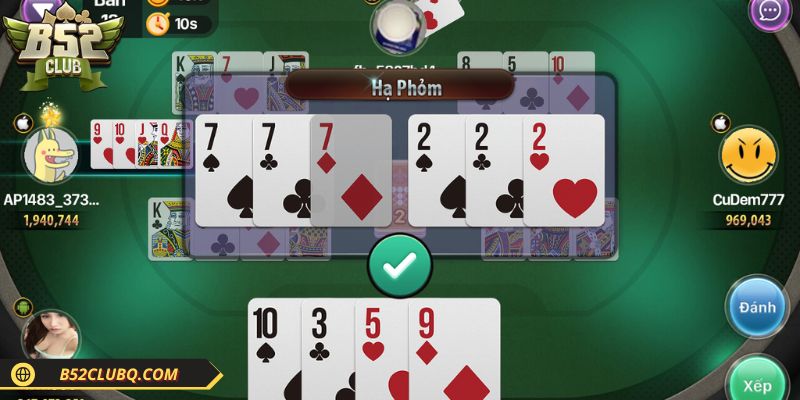 4 mẹo cược Phỏm online thắng đậm cho tân binh