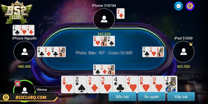 Hệ thống thuật ngữ bài Phỏm trực tuyến